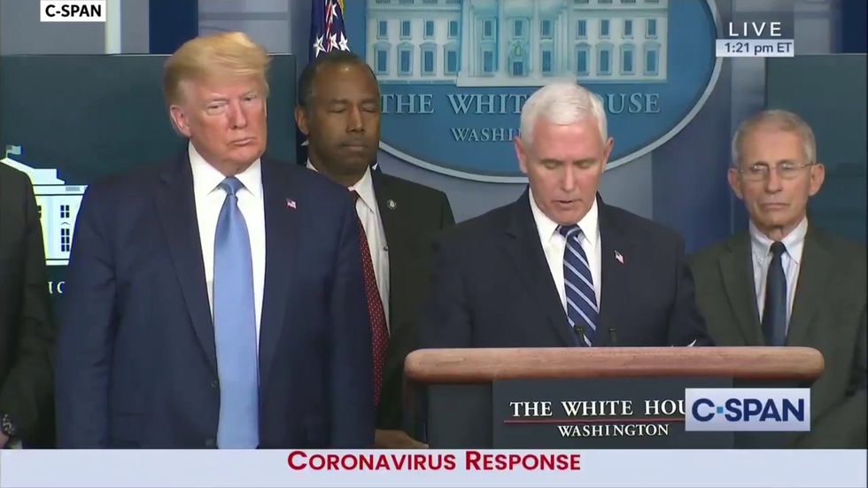 Mike Pence says he will take coronavirus test after aide falls ill