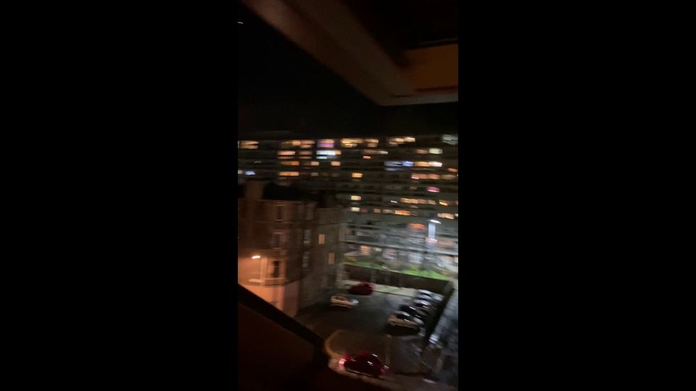 Coronavirus: Edinburgh residents sing Sunshine on Leith from their flats