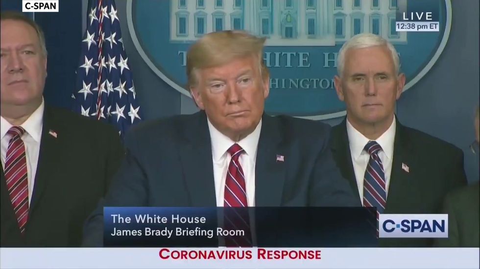 Donald Trump pretends not to know who Sean Spicer is during press conference