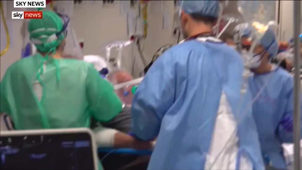 Coronavirus: Harrowing footage from Italy hospital showing A+E overrun with coronavirus patients