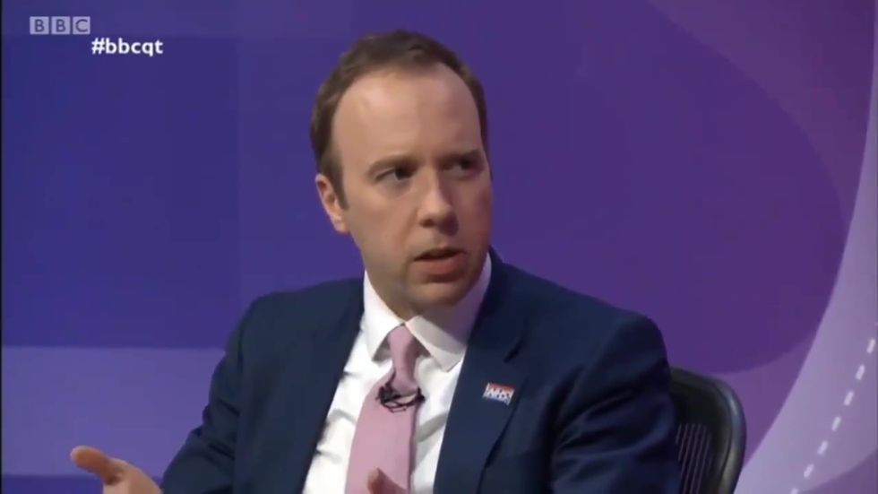 Matt Hancock admits he could not live on statutory sick pay