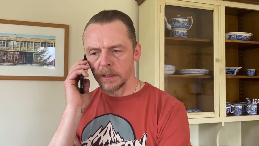 Pegg and Frost's coronavirus PSA references Shaun of the Dead