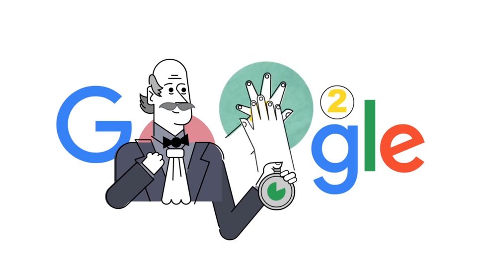 Google Doodle recognises Ignaz Semmelweis: first person to discover medical benefits of hand washing