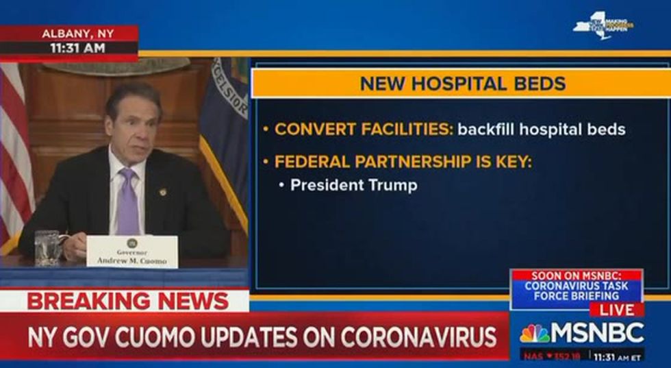 New York governor reveals how federal government is helping the state