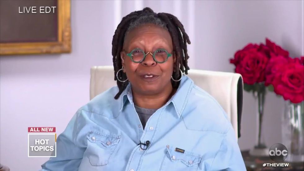 Whoopi Goldberg hosts show from home in order to social distance