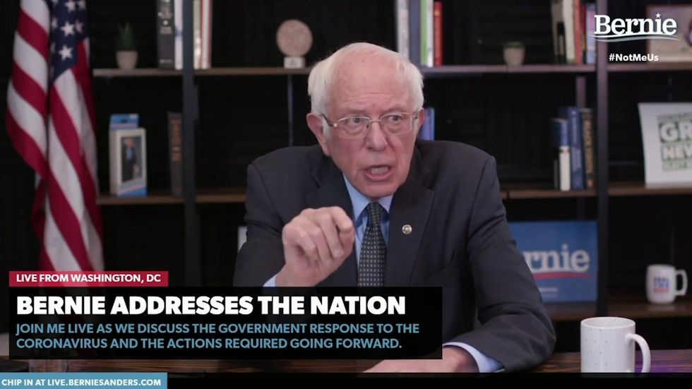 Sanders proposes $2,000 for every American household during coronavirus crisis