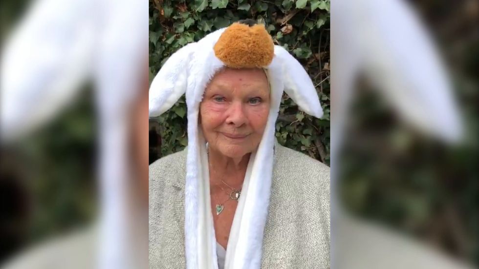 Judi Dench urges people to keep laughing while in self-isolation