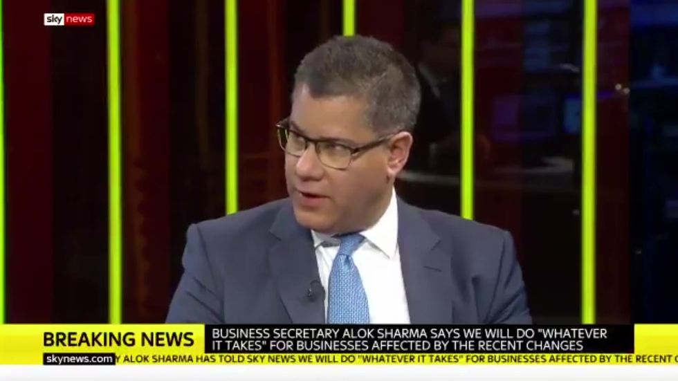 Business secretary Alok Sharma is warned that renters face eviction because of coronavirus