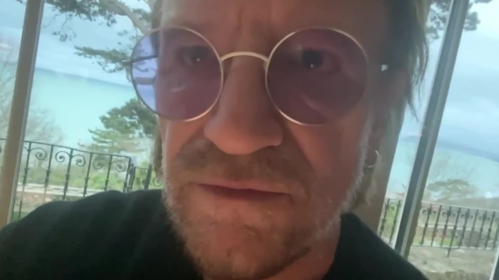 Coronavirus: Bono shares impromptu new song with U2 Instagram followers