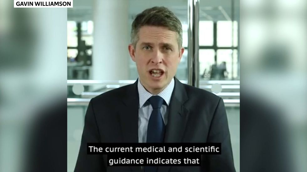 Coronavirus: Gavin Williamson addresses situation of school closures