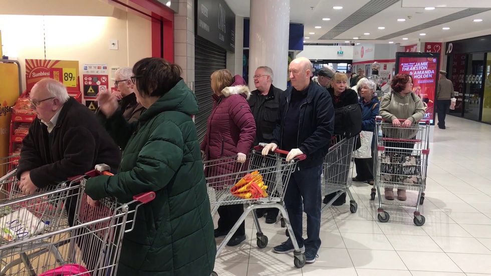 Older people enjoy dedicated shopping sessions at supermarkets