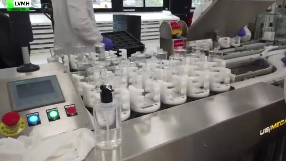 Owner of Louis Vuitton changes all perfume factories to mass produce hand sanitiser for free in France