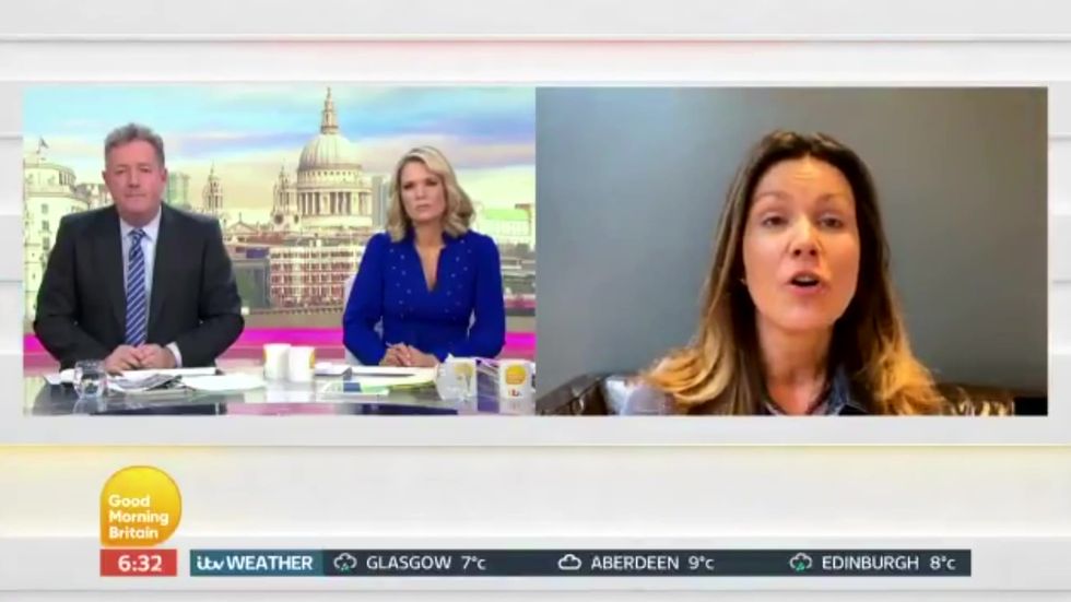 Good Morning Britain's Susanna Reid self-isolating after one of her children shows coronavirus symptoms