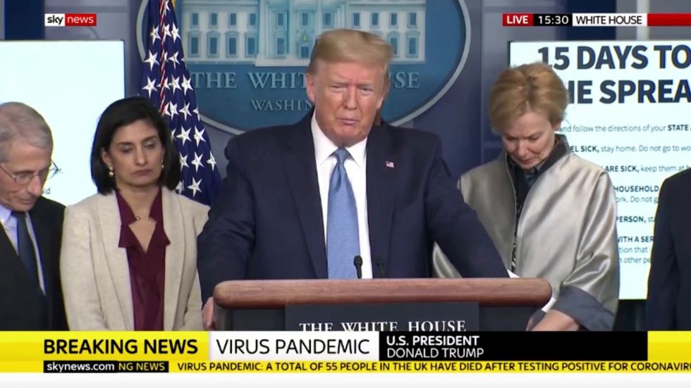 Coronavirus: Trump says 'new normal' of shutdowns and social distancing could last until August or later