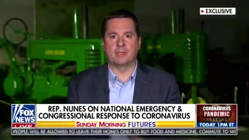 Devin Nunes contradicts health officials tells people to go out to eat