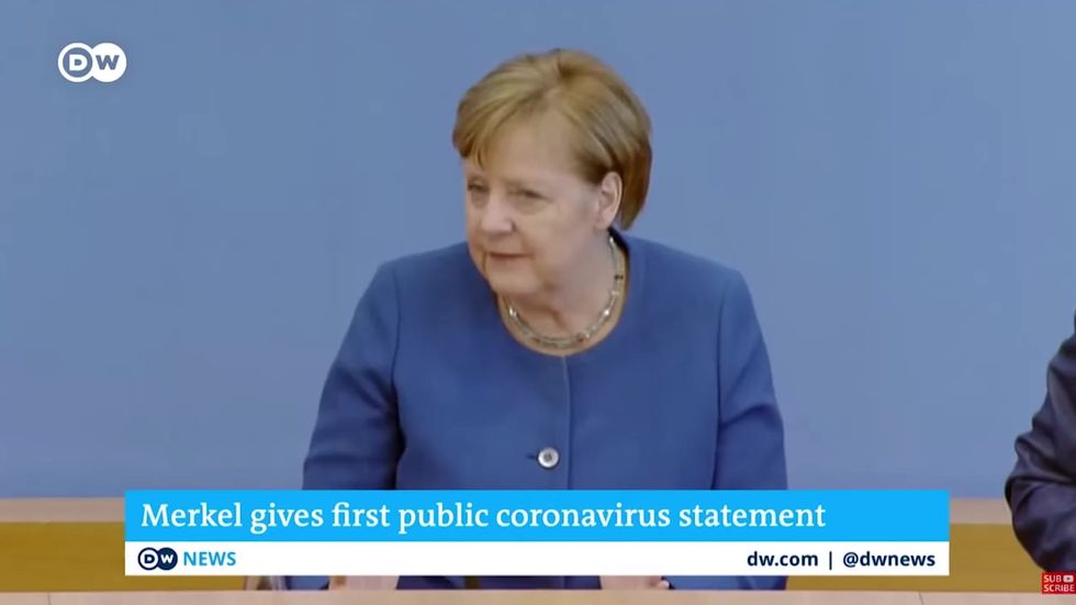 Angela Merkel says most Germans likely to catch Covid-19