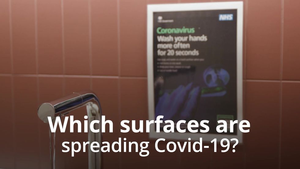 Which surfaces are spreading Covid-19?