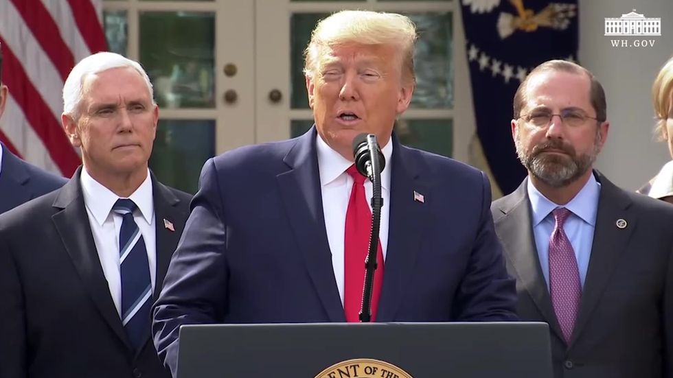 Trump starts national emergency announcement by mispronouncing 'coronavirus'