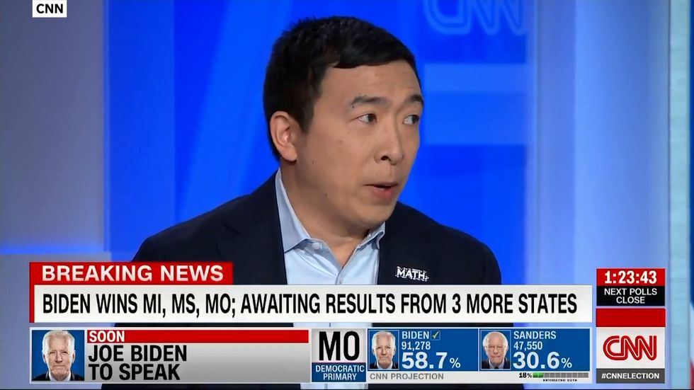 Andrew Yang endorses Joe Biden