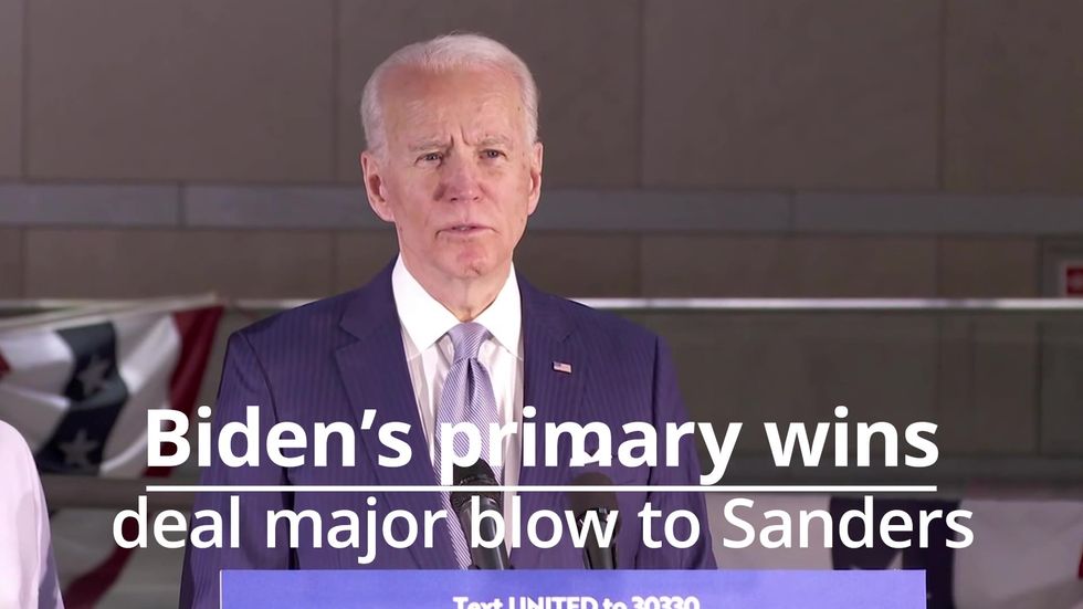 Bernie Sanders dealt a blow as rival Joe Biden takes Michigan primary win