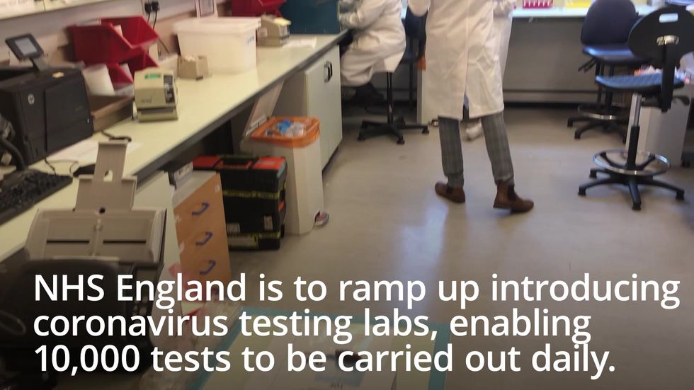 NHS England ramps up Coronavirus testing