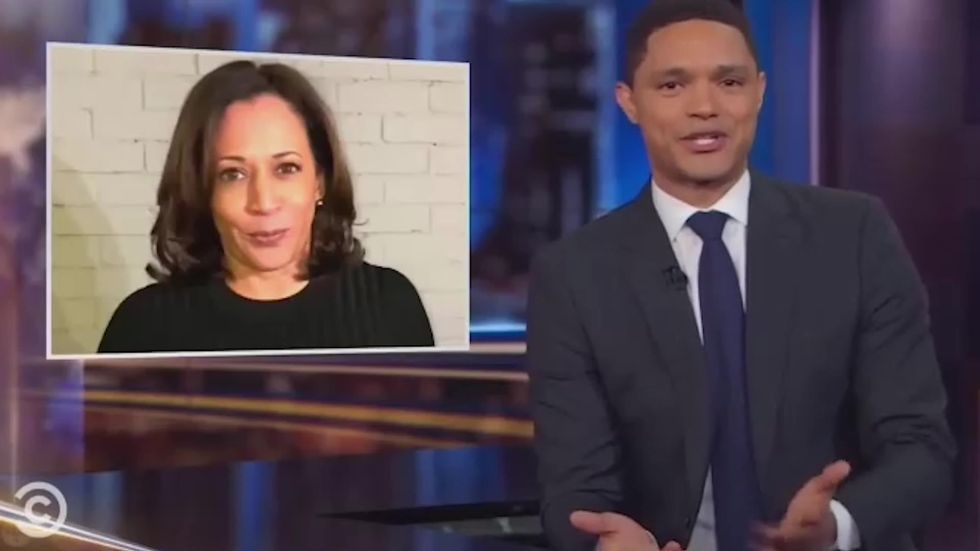 Trevor Noah mocks Kamala Harris' endorsement of Joe Biden