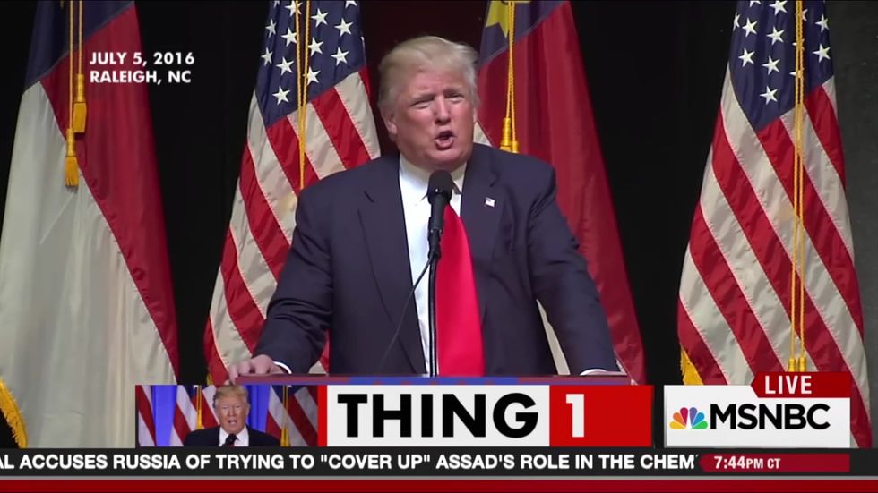 Trump on Obama's days spent golfing