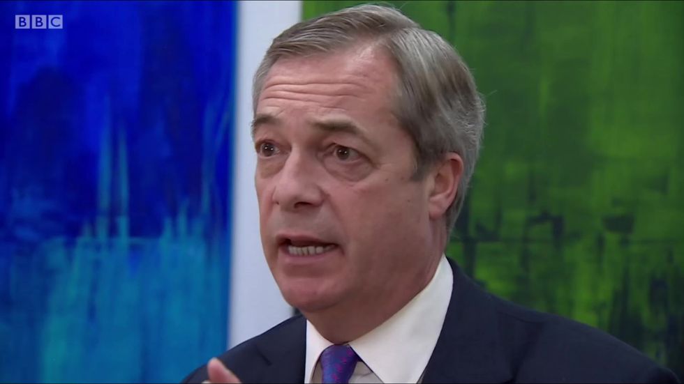 Nigel Farage calls the government's response to the coronavirus 'negligent'