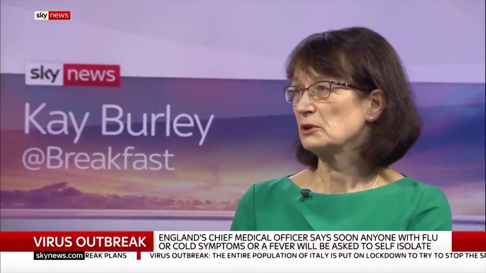 UK 'will see many thousands infected with coronavirus' says Deputy chief medical officer