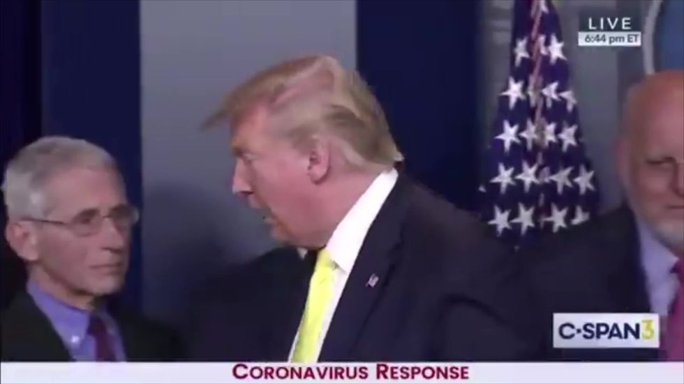 Trump declines to say if he has been tested for coronavirus