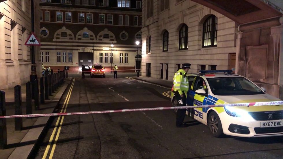 Man 'brandishing knives' shot dead by police in Westminster