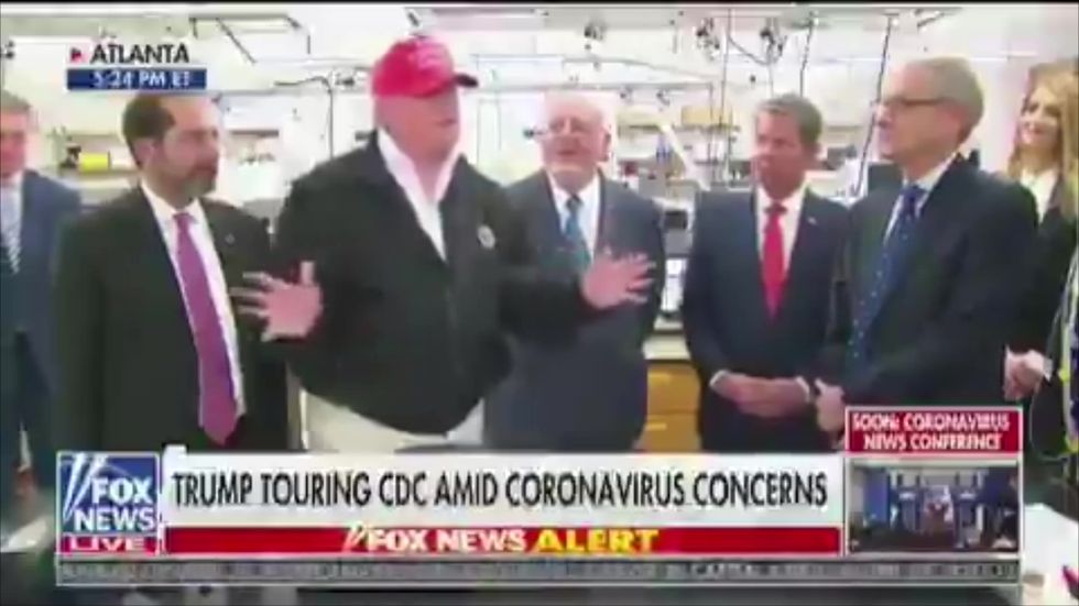 Trump brags about his 'natural ability' for science