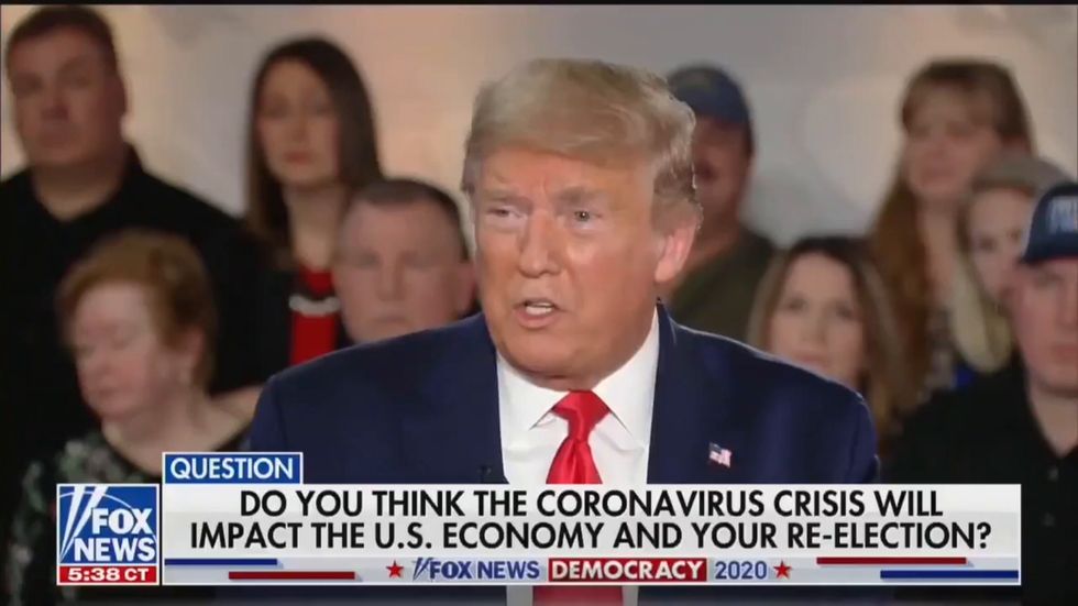 Trump warns coronavirus could hit US economy