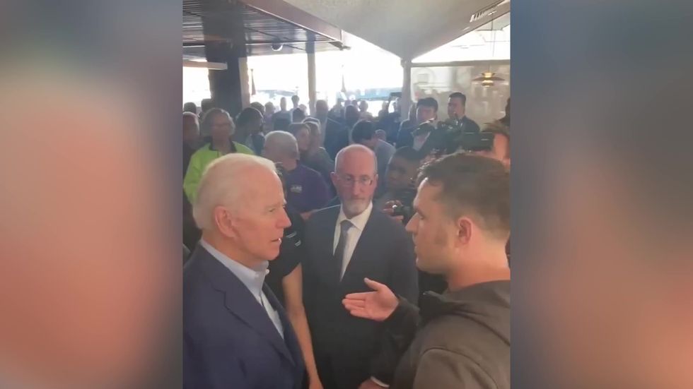 Veteran confronts Biden over Iraq War support