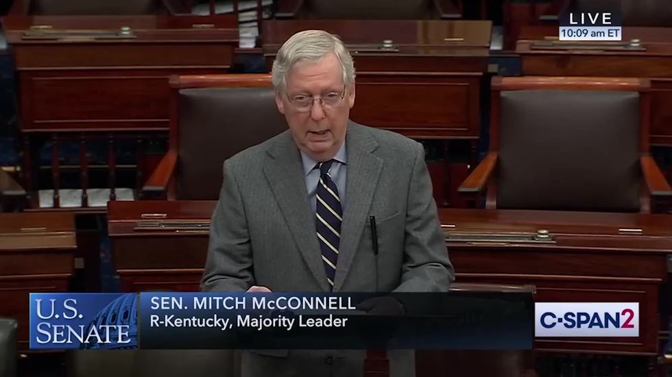 Mitch McConnell accuses Chuck Schumer of inciting violence over abortion comments
