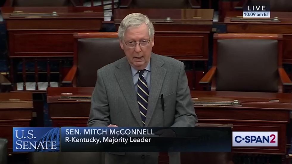 Mitch McConnell accuses Chuck Schumer of inciting violence over abortion comments