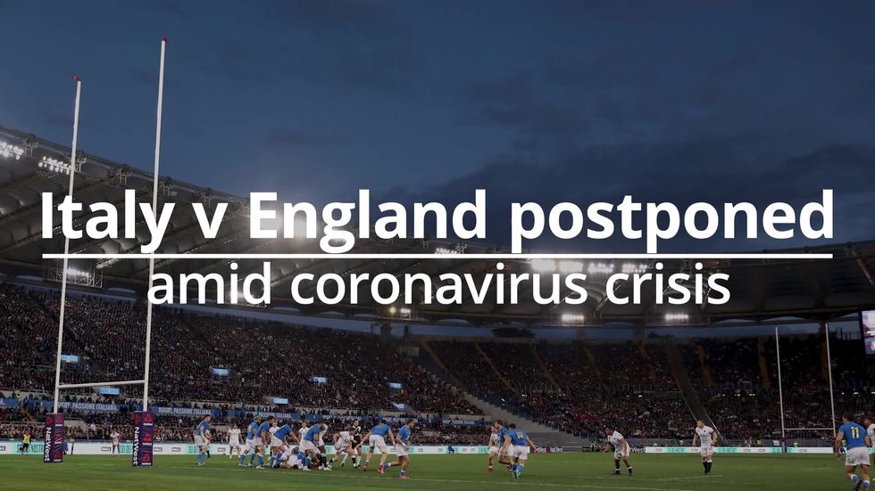 Coronavirus: Italy v England postponed amid outbreak