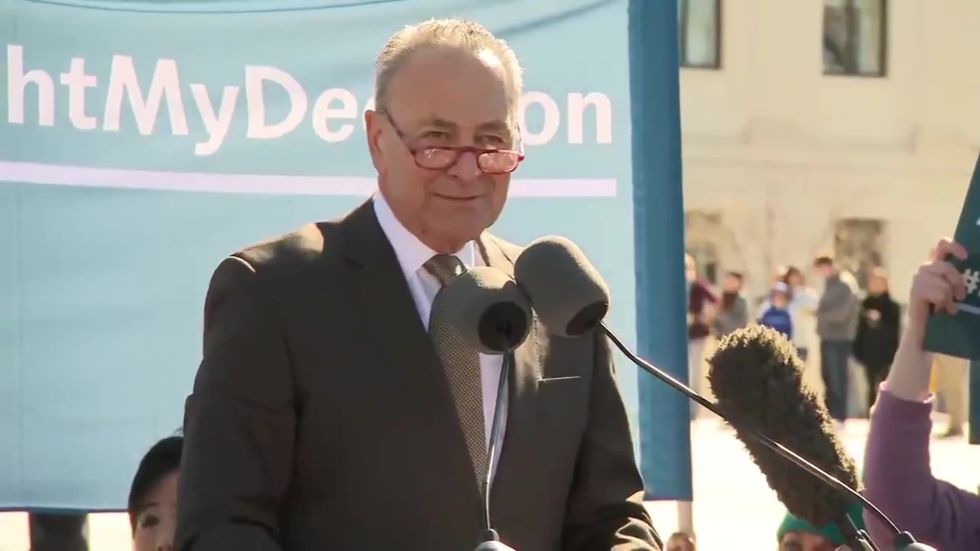 Chuck Schumer slams Supreme Court for abortion rights case