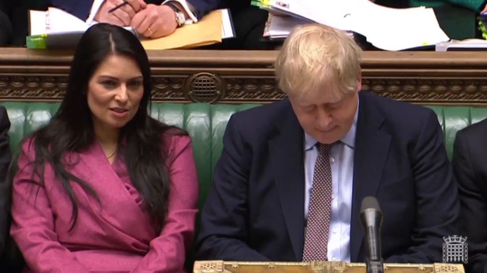 Jeremy Corbyn presses Boris Johnson about Priti Patel bullying investigation