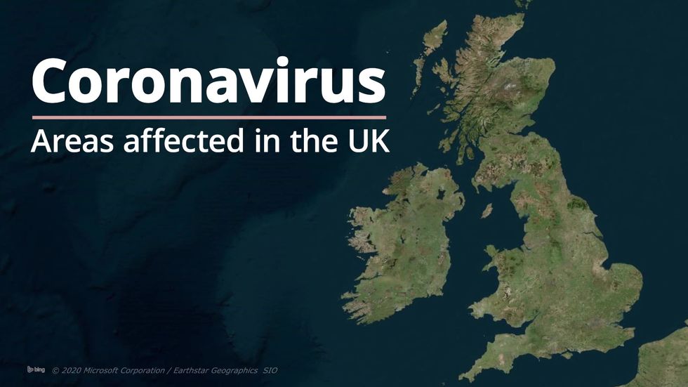 Coronavirus: Areas affected in the UK