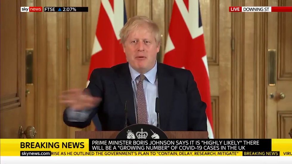 Boris Johnson says he shook everyone's hand during hospital visit