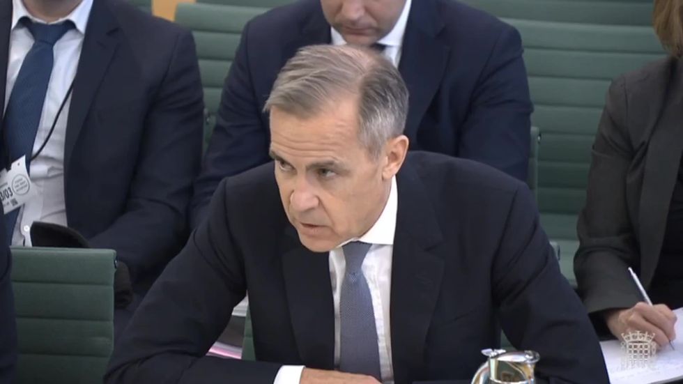 Bank of England governor Mark Carney gives a statement on coronavirus