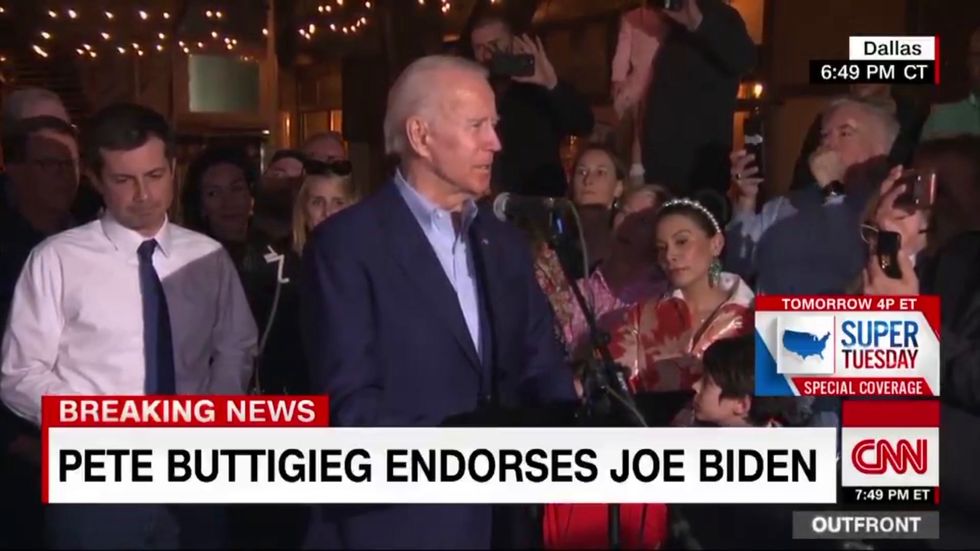 Biden compares Buttigieg to his son Beau
