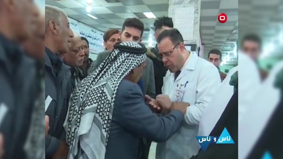 Iraqi man dies on-air while complaining about health service