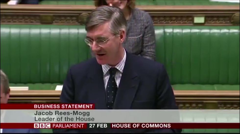 Jacob Rees-Mogg tells parliament he has a vintage Bentley