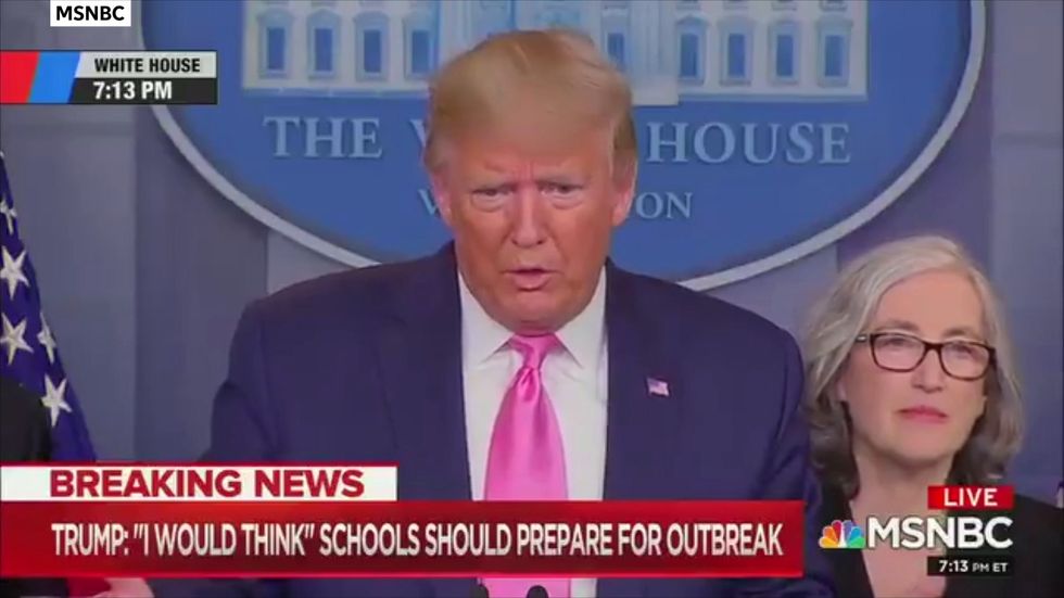 Trump says that coronavirus is 'just like flu' but it's a 'little bit different'
