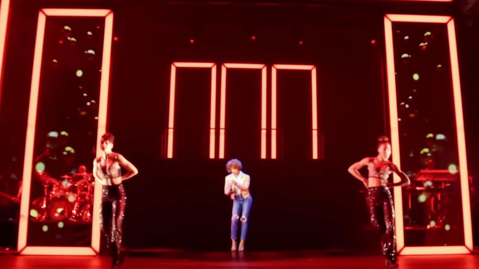 Whitney Houston holographic tour trailer