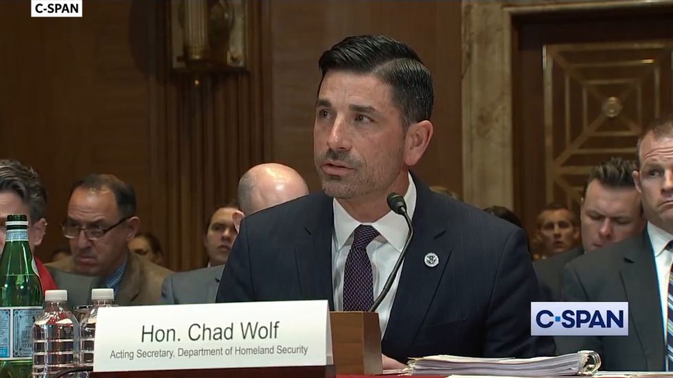 Acting DHS Secretary Chad Wolf can't say how many surgical masks are needed