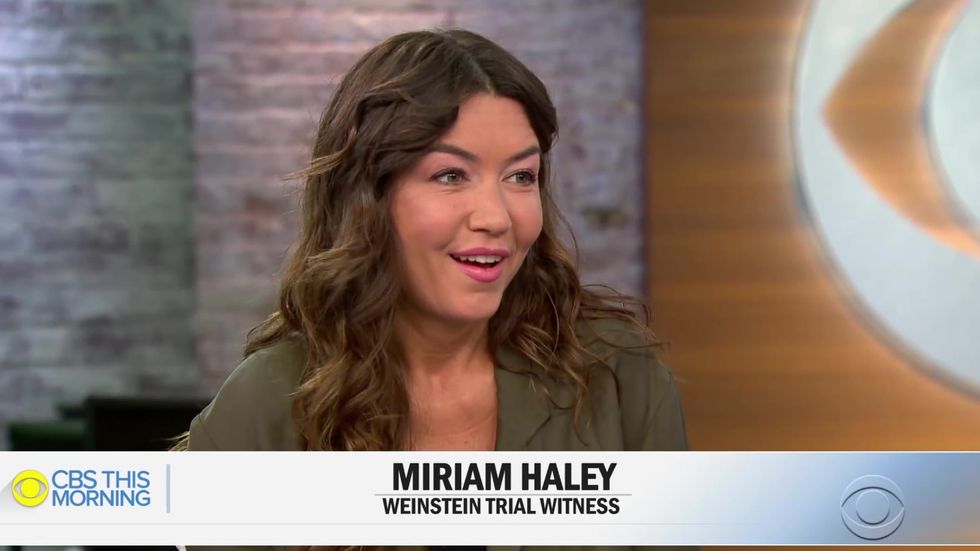 Weinstein victim Mimi Haleyi speaks of her relief