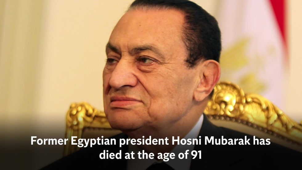 Hosni Mubarak death: Former Egyptian president ousted in Arab Spring dies, aged 91